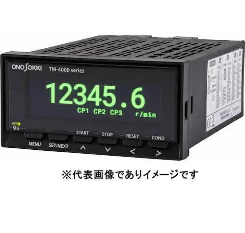 小野測器 TM-4110 デジタル回転させる計 書きあらわす専用 ACワット数 TM-3110あと継ぎ品