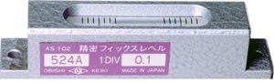 大菱計器製作所 AS101 感度0.05mm/m 精密フィックスレベル 形式:524A OBISHI 精密水準器 水準器｜ハカルドットコム 店 16,996円