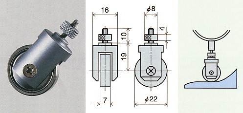 尾崎製作所 SH-1 ローラ測定子 PEACOCK ピーコック SH-1