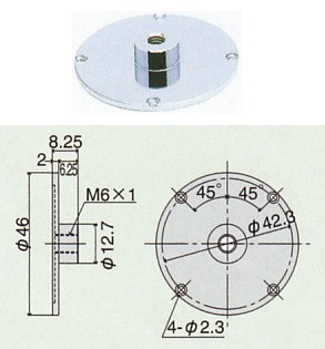 尾崎製作所 GB-536 裏蓋 スクリューバック PEACOCK ピーコック GB-536