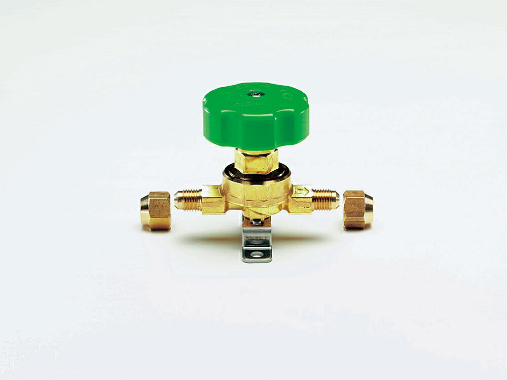 イチネンTASCO TA280SA-5 パックレスバルブ フレアナット付 5/8FL