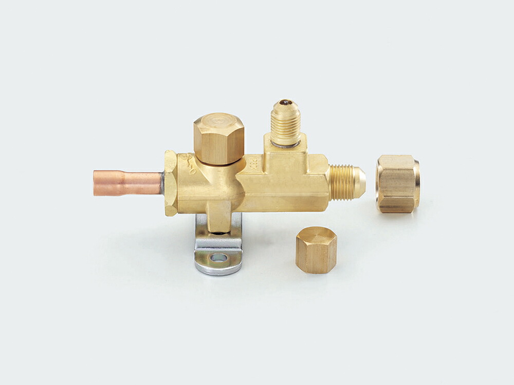 イチネンTASCO TA281HB-4 R32・R410A用サービスポート付ボールバルブ1/2|ハカルドットコム 店