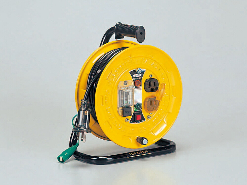 イチネンTASCO TA649A コードリール漏電遮断器アース付 電工ドラム
