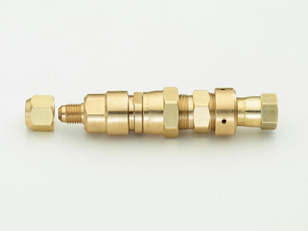 イチネンTASCO TA230MV-3C 弁膜付銅管接手3/8 設備繋ぎ合わせる用