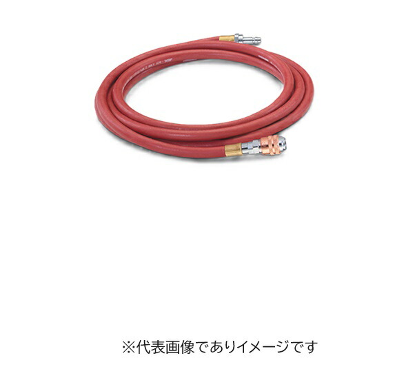 イチネンTASCO TA371HC-3.6K アセチレンバーナー用ホース 3.6mカプラ一体型