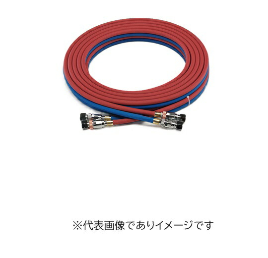 イチネンTASCO TA381天使の都市-30A ツイン導管 アセチレン・O細タイプカプラ付 30m 花・ガーデン・DIY-溶接・熱工具用アクセサリー