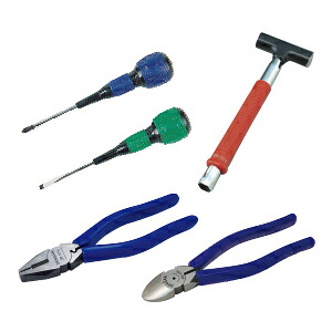 ジェフコム SJK-5SET-B 新人工具5点セット デンサン DENSAN｜ハカルドットコム 店