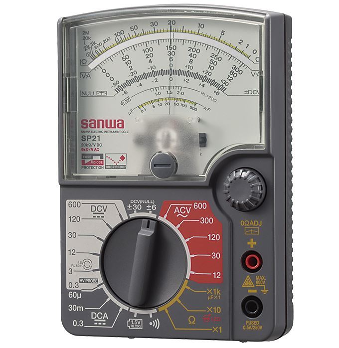 三和灯し火表示計器 SP21  アナログマルチテスター 本体のみ 電気回路計 SANWA サンワ SP-21