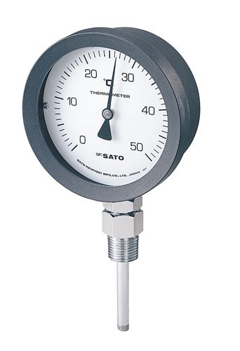 佐藤計量器 2085-14 バイメタル温度計 BM-S-100P シリーズ 0~100℃ L=100mm RPT 1/2 SATO|ハカルドットコム 店