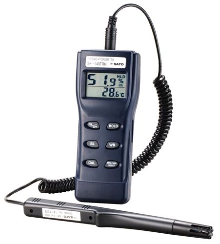 楽天市場】☆佐藤計量器/SATO SK-300R 最高最低無線温湿度計