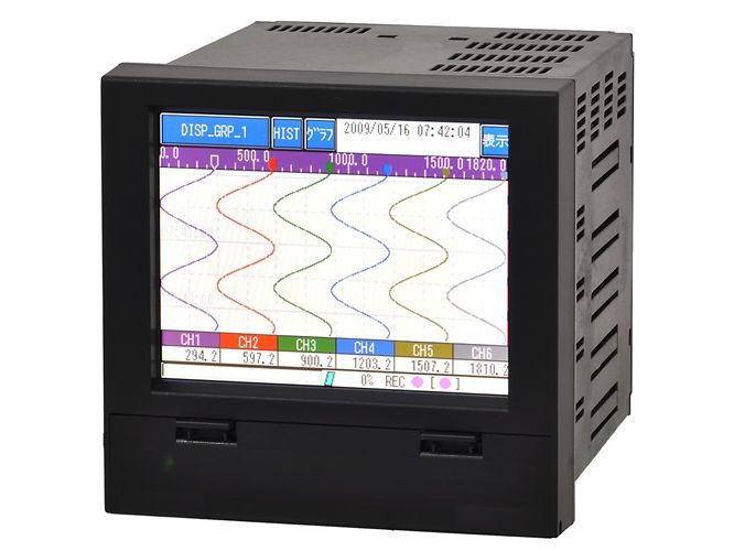 佐藤計量器 8098-09 ペーパレスレコーダー 電子式記録計 SKR-SD10-09 9ch SATO