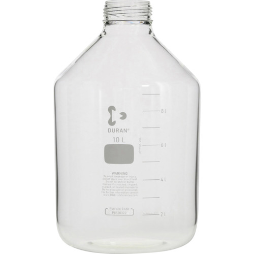 柴田科学 017250-100005 耐熱ネジ口瓶 広口 瓶のみ 10000mL|ハカルドットコム 店