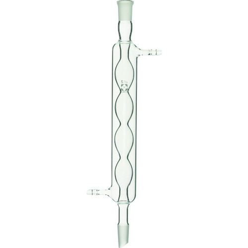 柴田科学 006650-15200 共通摺合 冷却器 アリン 200mm 15/25-15/25