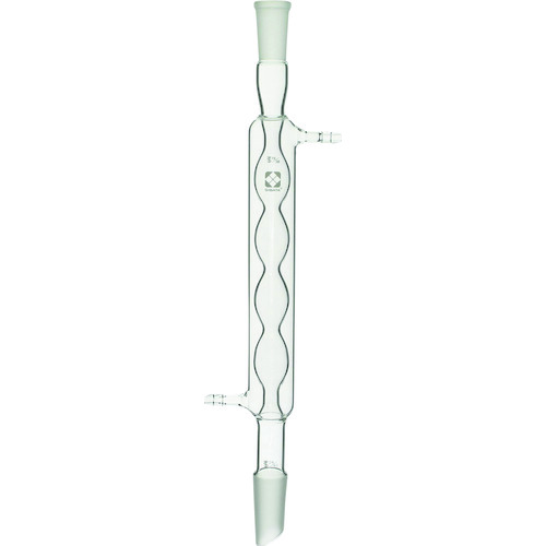 柴田科学 006650-24200 共通摺合 冷却器 アリン 200mm 19/38-24/40