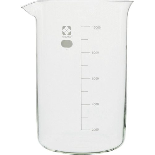 柴田科学 010020-10000 ビーカー 目安目盛付 10000mL