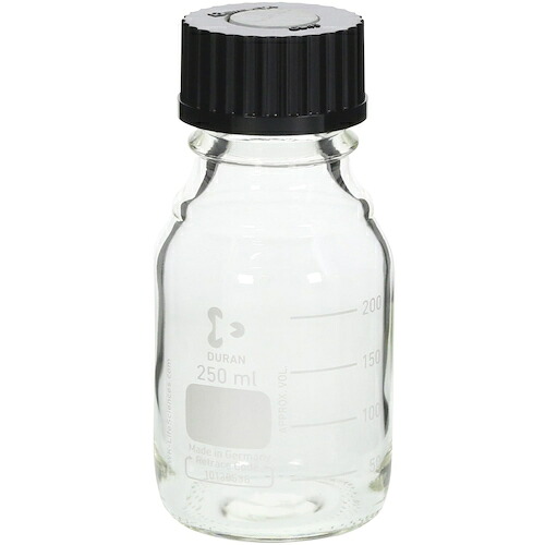 柴田科学 016060-2502A ネジ口瓶 ファーメンター用 250mL 10入|ハカルドットコム 店