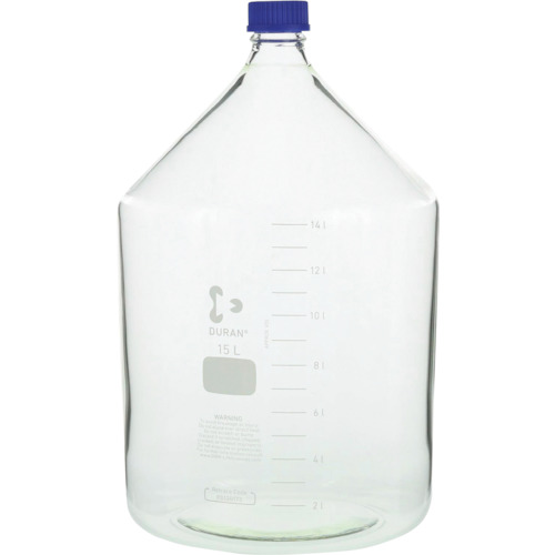 柴田科学 017200-15000 耐熱ネジ口瓶 青キャップ付 15000mL|ハカルドットコム 店