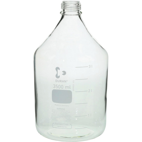 柴田科学 017200-35005 耐熱ネジ口瓶 瓶のみ 3500mL