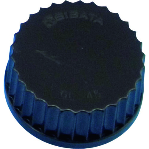 柴田科学 017200-4503A 黒キャップ PTFE張り パッキン付 10入