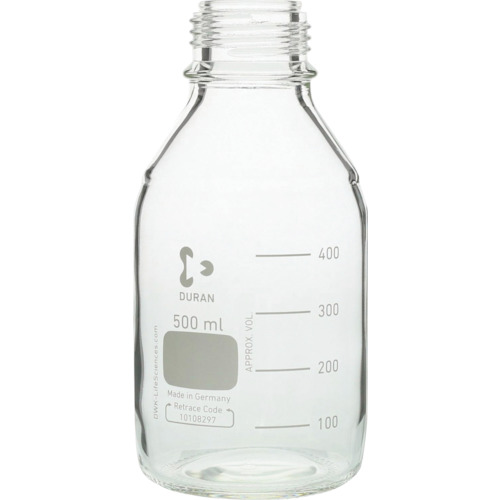 柴田科学 017200-5005A 耐熱ネジ口瓶 瓶のみ 500mL 10入