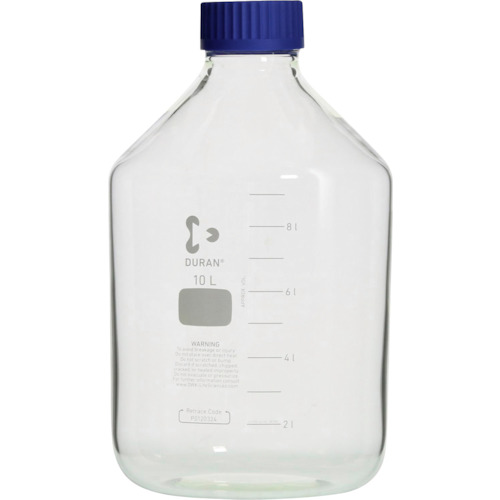 柴田科学 017250-10000 耐熱ネジ口瓶 広口 青キャップ付 10000mL|ハカルドットコム 店