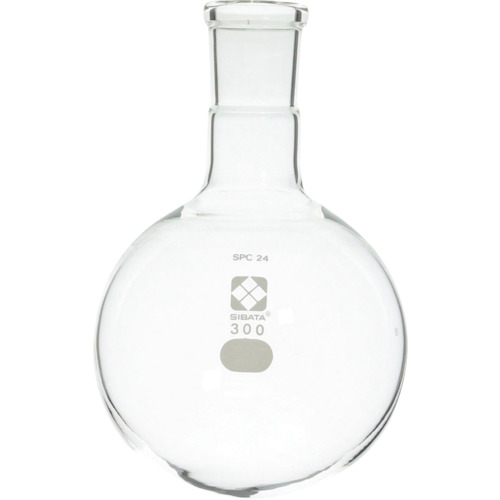 柴田科学の科目 030100-24300 SPC丸底瓶 SPC-24 300mL 容器・試験管-フラスコ