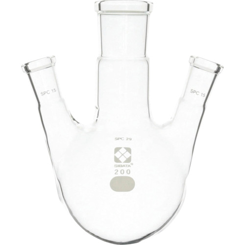 柴田科学 030170-15200 SPC三口丸底フラスコ SPC-29-15 200mL