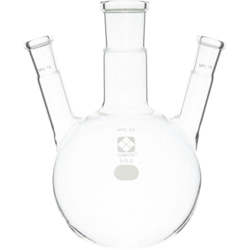 柴田科学 030170-29500 SPC三口丸底フラスコ SPC-29-15 500mL