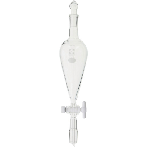 柴田科学 030220-19100 SPC分液ロート PTFEコック付 SPC-15-19 100mL