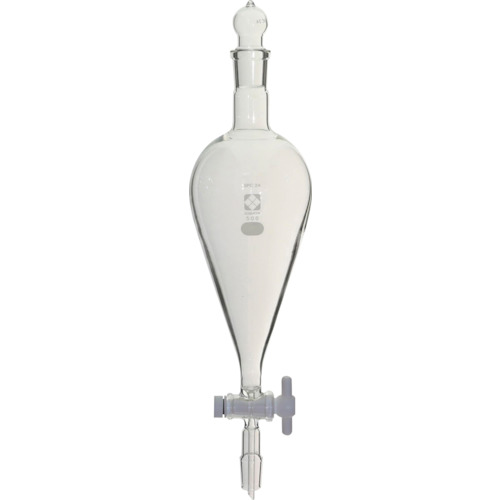 柴田科学 030220-19500 SPC分液ロート PTFEコック付 SPC-24-19 500mL