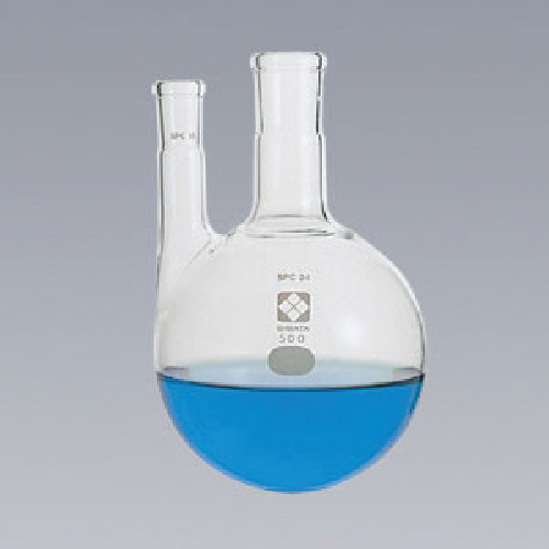 柴田科学 031100-15300 SPC二口丸底フラスコ 300mL｜ハカルドットコム 店