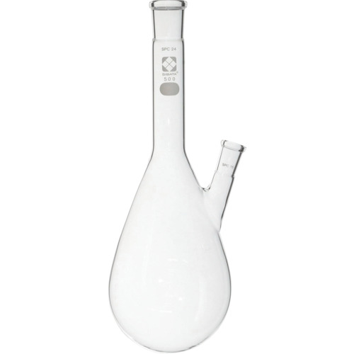柴田科学 031150-24500 SPC二口ケルダールフラスコ 500mL