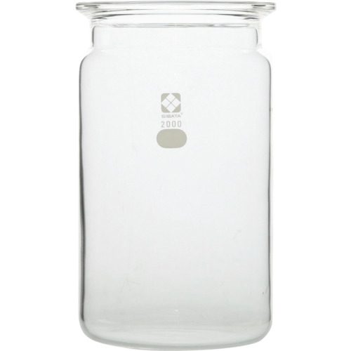 柴田科学の科目 005920-2000 セパラブルフラスコ 円柱形 ダンス楽隊式 120粍 2000mL