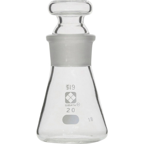 柴田科学 010330-020A 共栓三角フラスコ 20mL 6入|ハカルドットコム 店