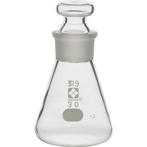 柴田科学 010330-030A 共栓三角フラスコ 30mL 6入