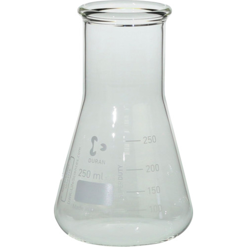 柴田科学 010620-250A スーパー肉厚三角フラスコ 広口 250mL 10入|ハカルドットコム 店