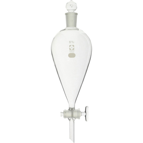 柴田科学 014230-1000 分液ロート スキーブ形 ガラスコック付 1000mL