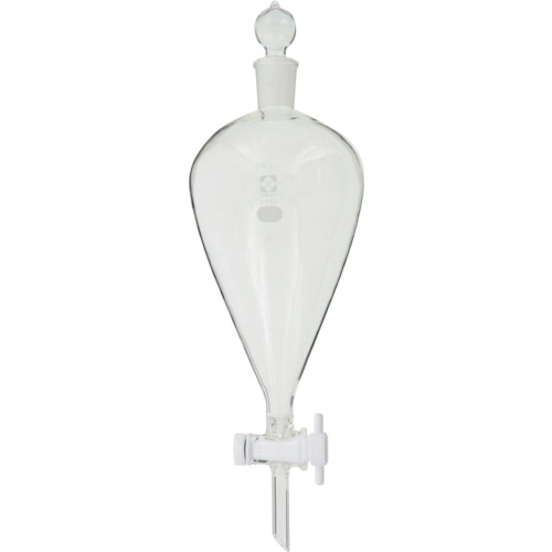 柴田科学 014260-2000 分液ロート スキーブ形 PTFEコック付 2000mL