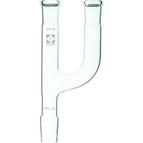 柴田科学 030430-1924 SPC連結管 二又 SPC-19-24-19|ハカルドットコム 店