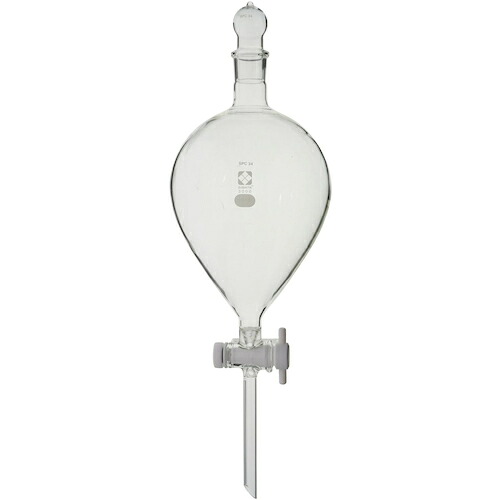 柴田科学 031230-3000 SPC分液ロート PTFEコック付 3000mL