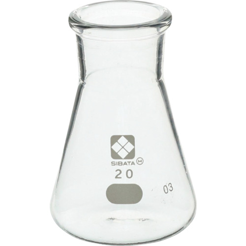 柴田科学 010530-20A 三角フラスコ 目安目盛付 20mL 6入