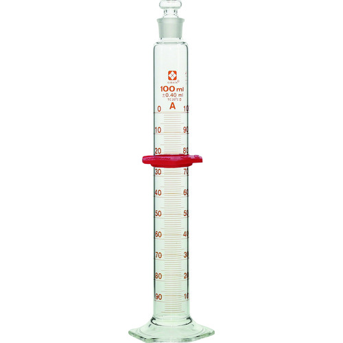 柴田科学 023550-100 有栓メスシリンダー スーパーグレード 100mL