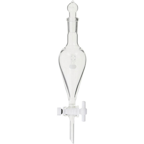 柴田科学 031240-50 SPC分液ロート スキーブ形 PTFEコック付 50mL