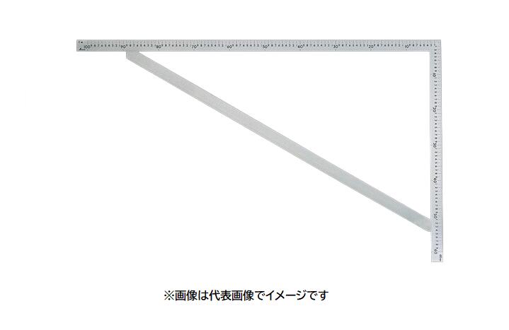 (大型)シンワ 63121 曲尺 筋交付大金 ステン 1M×60cm 表裏同目目盛