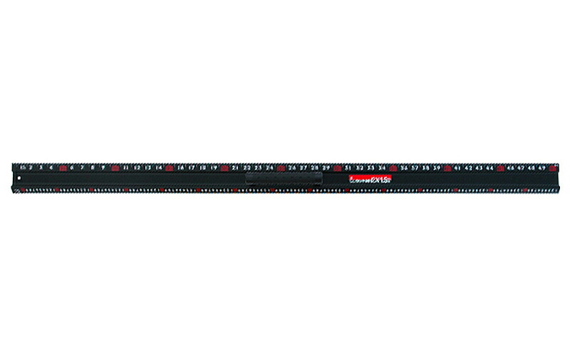 (大型)シンワ 65035 アルミカッター定規 カット師EＸ 1.5M 併用目盛 取手付