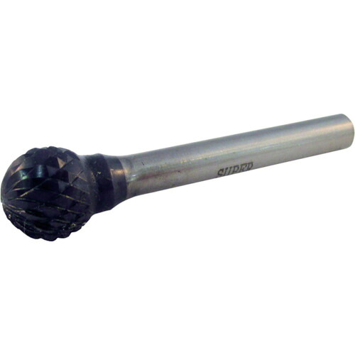 スーパーツール SBH8C07 スーパー 超硬バー 重切削用 ロー付タイプ 球型 刃径:12.7mm 軸径:6.0mm 8,862円