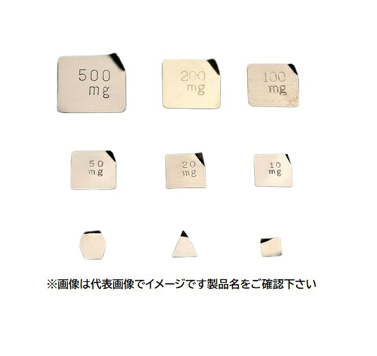 新光電子 F1PSB-100M 基準分銅型板状分銅 100mg F1級 (特級) ステンレス製