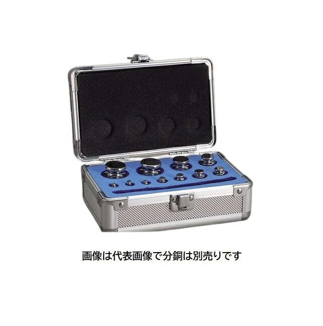 新光陰電子 F2CSO-500AJ OIML型円柱書き割り沈子 500g ステンレス鋼 F2級 (1級) JIS付