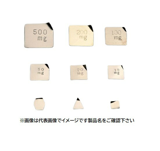 新光電子 M1PSB-500M 基準分銅型板状分銅 500mg M1級 (2級) ステンレス製
