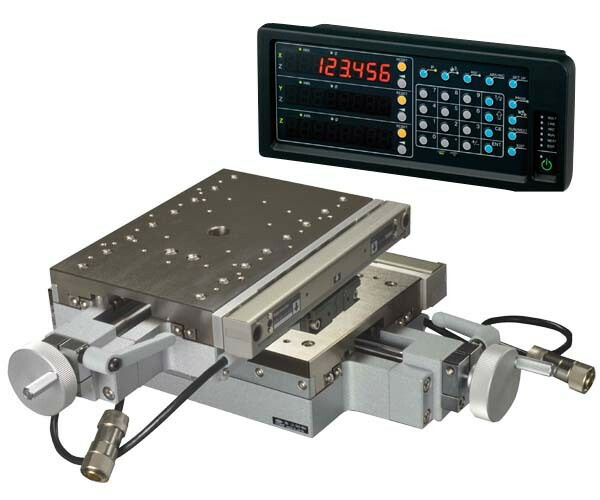 中央精機 LD-242-MSC VCR 超精密X・Y軸ステージ 130×200 マグネスケール付